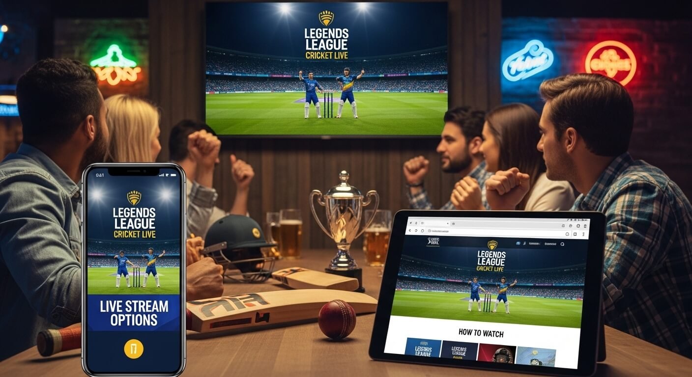How to Watch Legends League Cricket Live